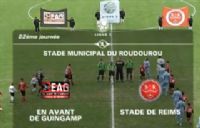 Football Ligue 2 : vidéo du match EA Guingamp - Stade de Reims du 04 février 2012. Le samedi 4 février 2012 à Guingamp. Cotes-dArmor. 